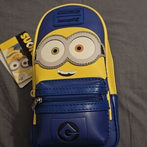 Loungefly Yellow and Blue Minion Mini Bag
